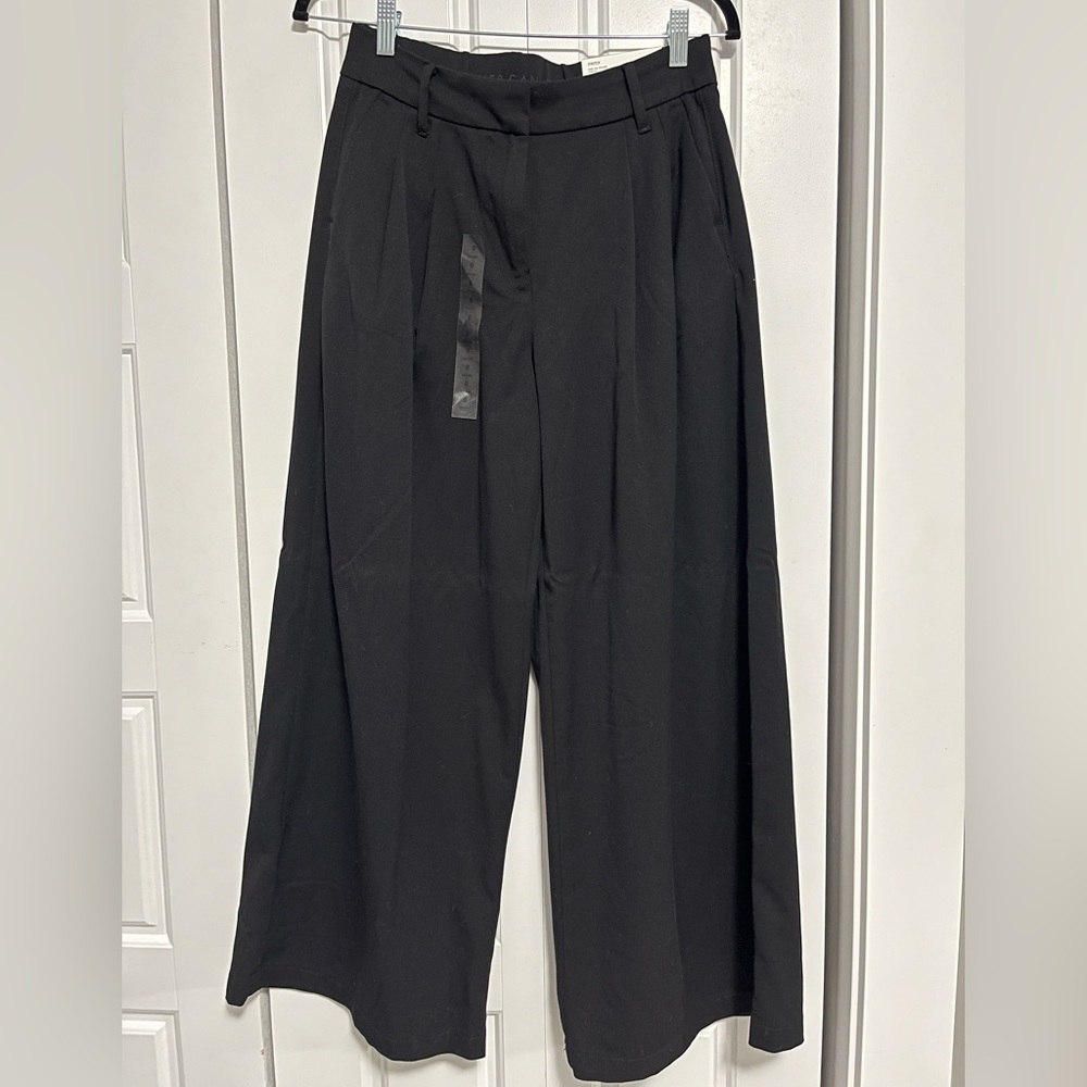 American Eagle Outfitters Black Wide-Leg Pants